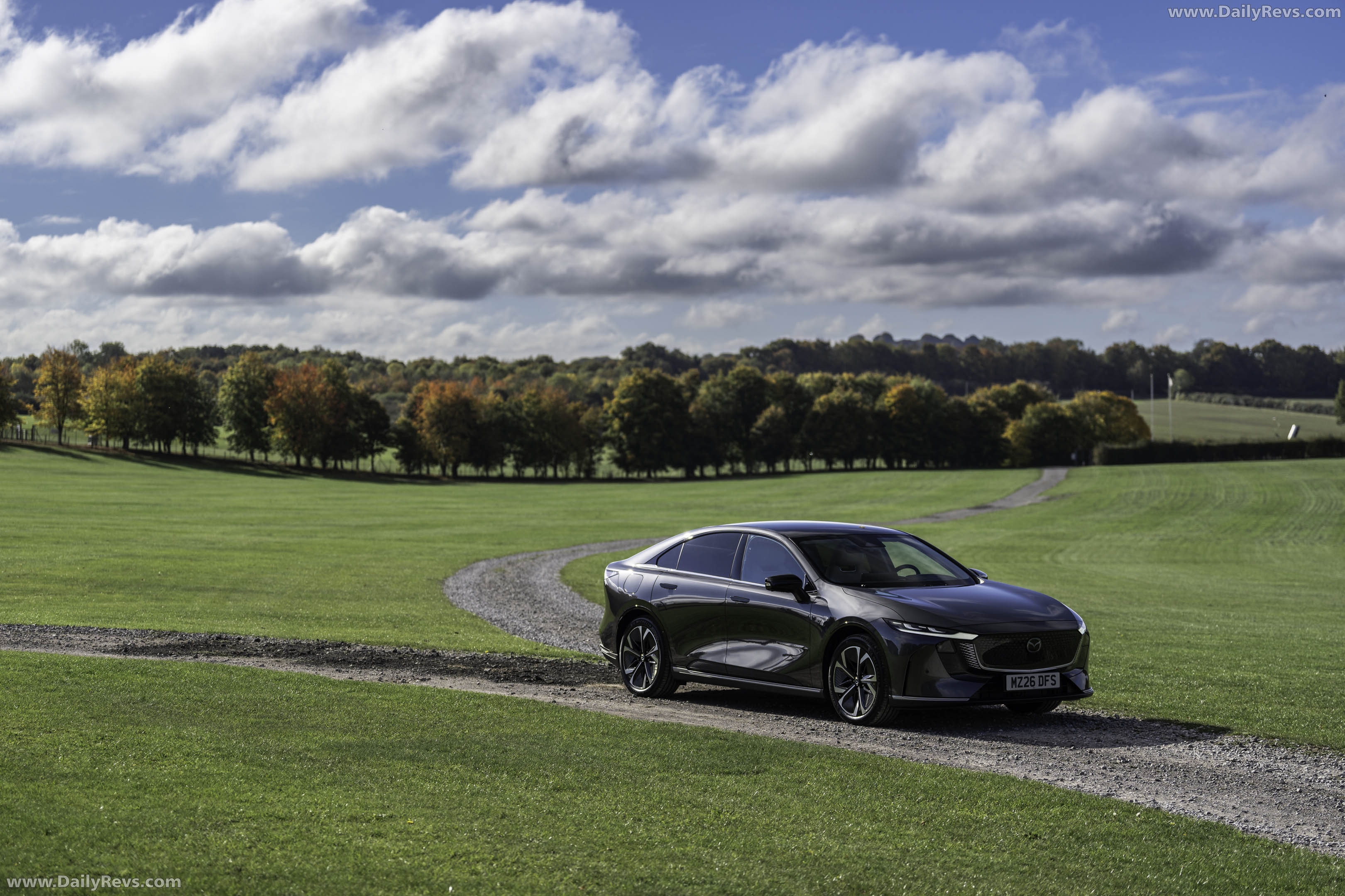 2025 Mazda 6e Takumi Machine Grey Front View