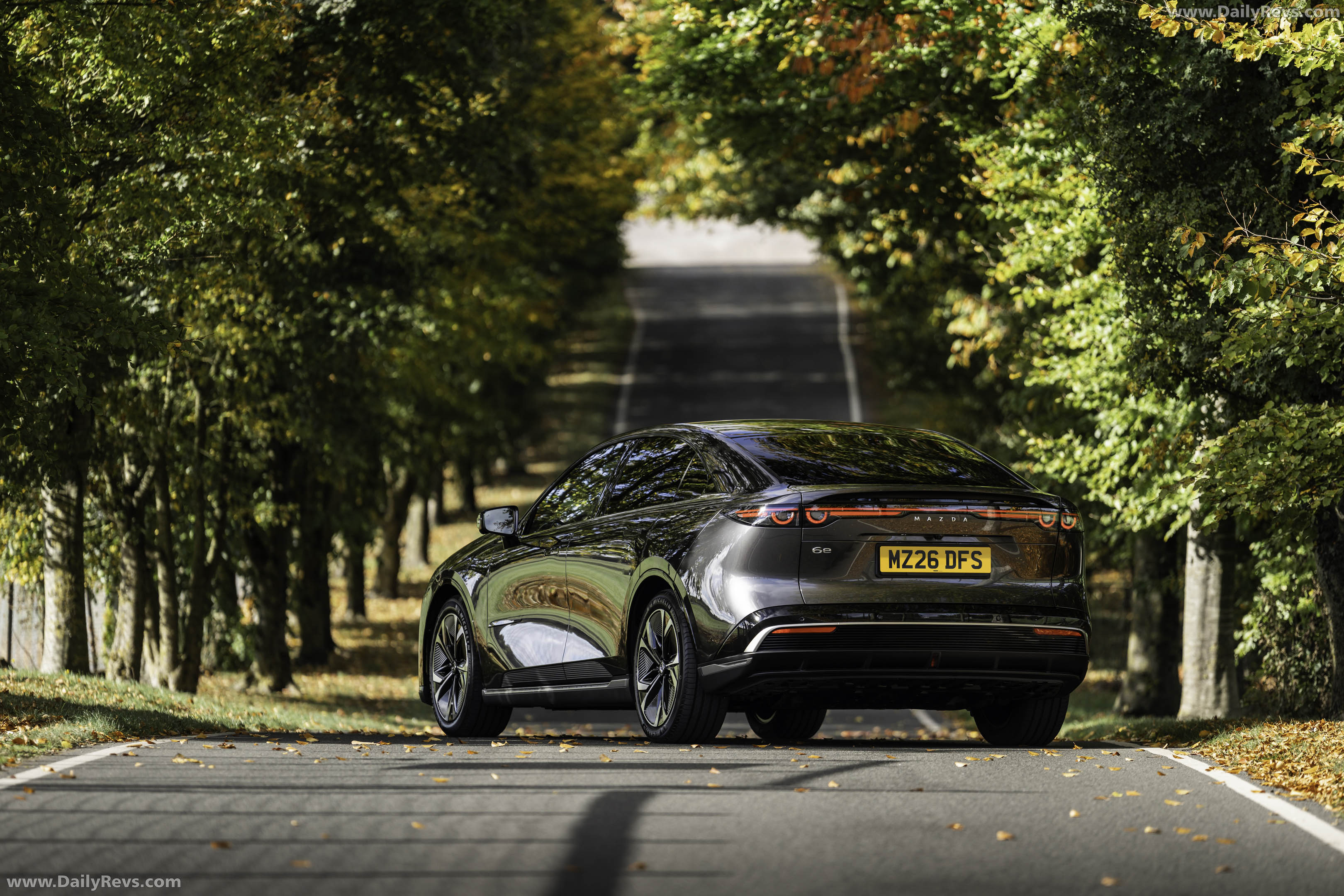 2025 Mazda 6e Takumi Machine Grey Rear View