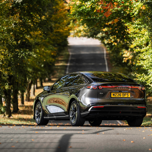 2025 Mazda 6e Takumi Machine Grey Rear View