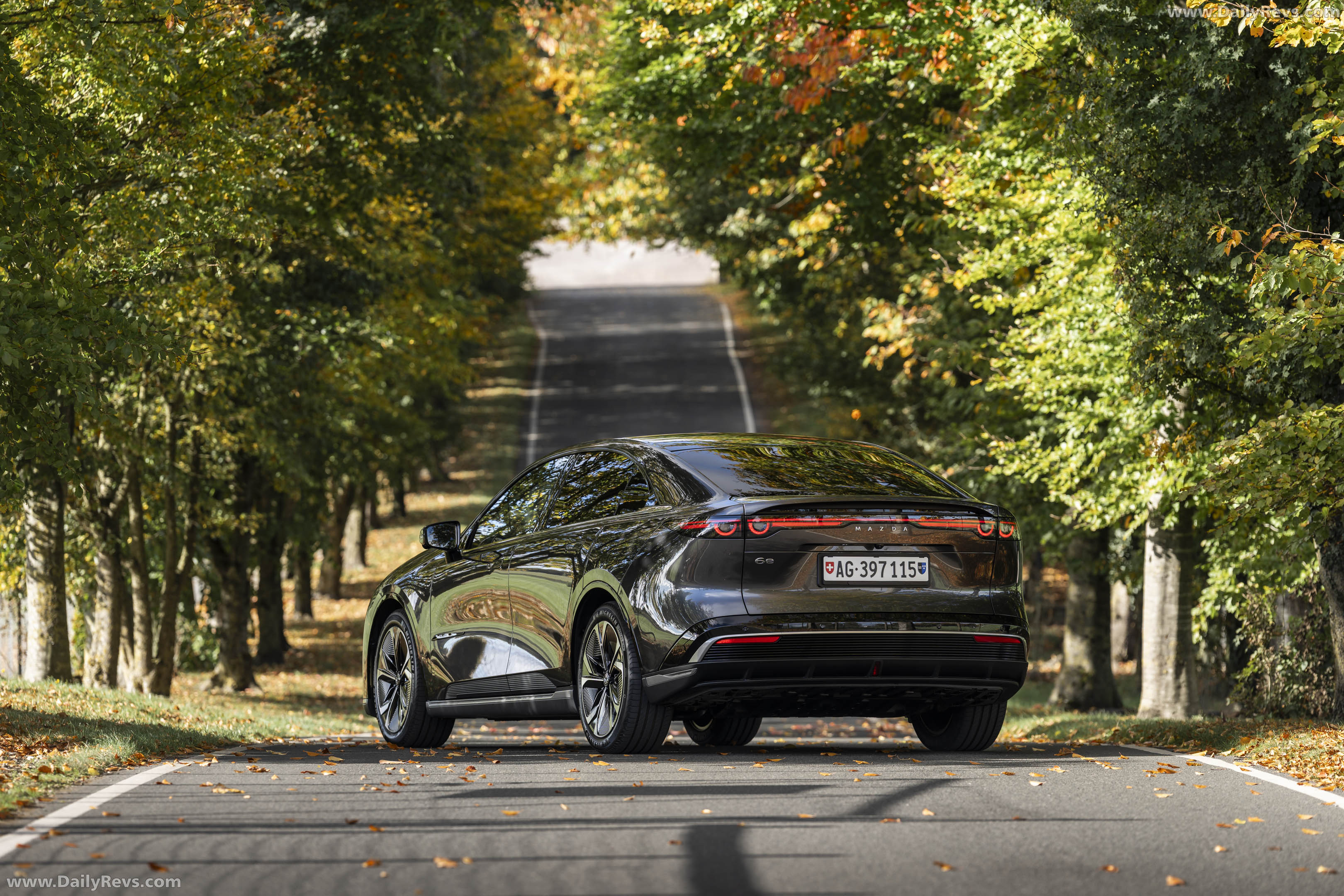 2025 Mazda 6e Takumi Machine Grey Rear View