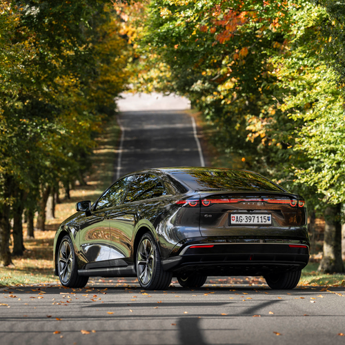 2025 Mazda 6e Takumi Machine Grey Rear View