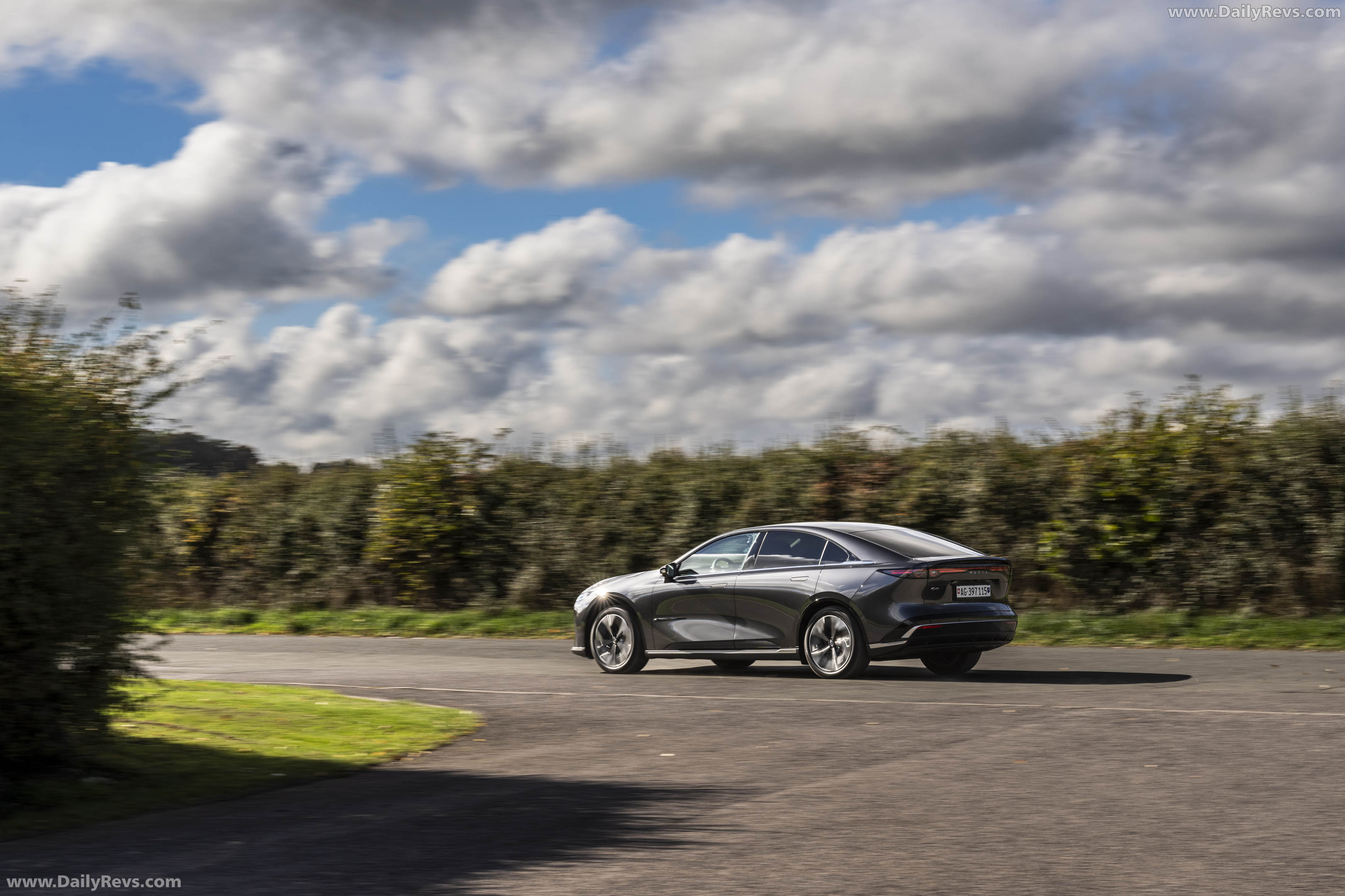 2025 Mazda 6e Takumi Machine Grey Rear View