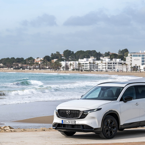 2026 Mazda CX-5 Homura Rhodium White Front View