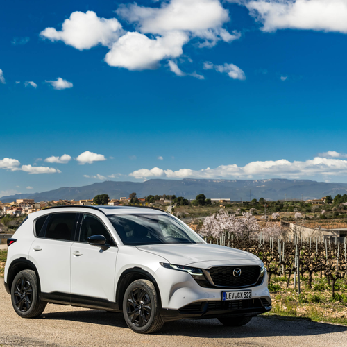 2026 Mazda CX-5 Homura Rhodium White Front View
