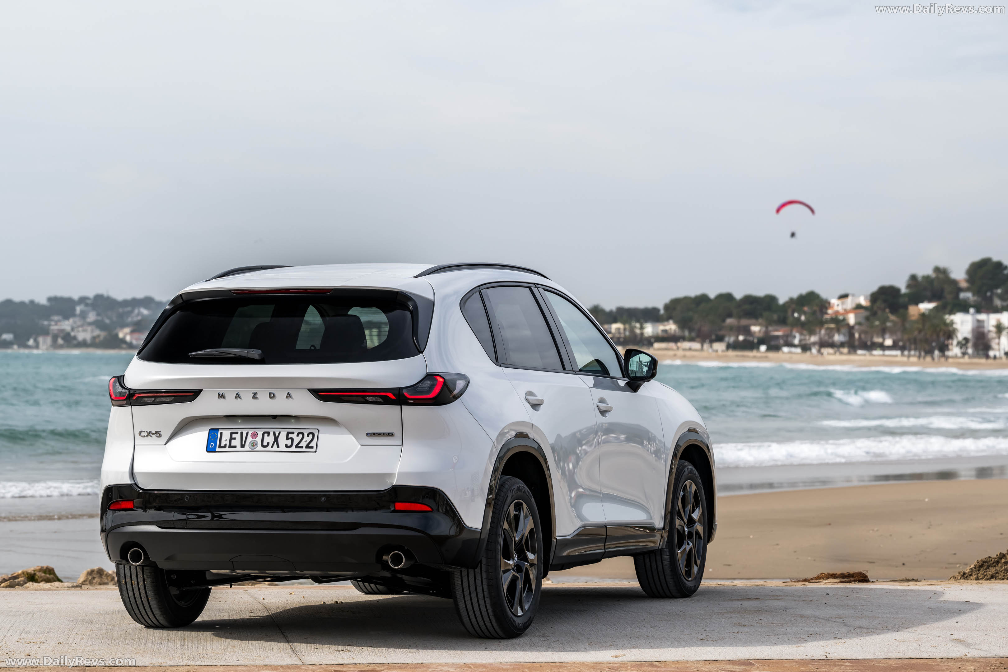 2026 Mazda CX-5 Homura Rhodium White Rear View