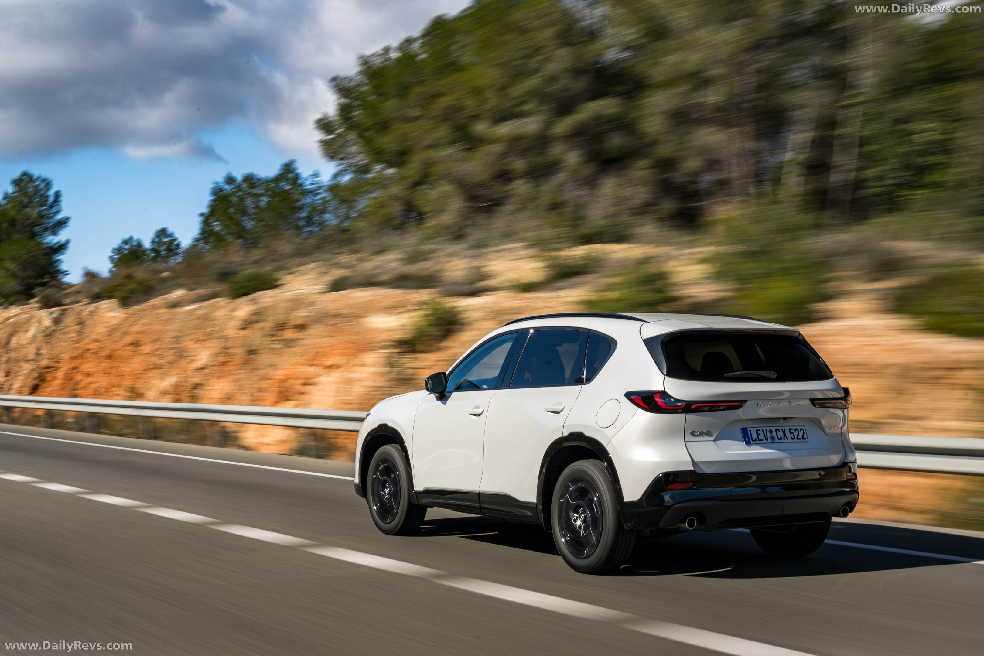 2026 Mazda CX-5 Homura Rhodium White Rear View