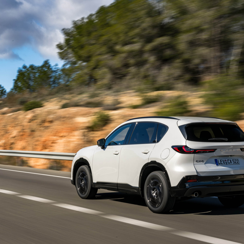 2026 Mazda CX-5 Homura Rhodium White Rear View