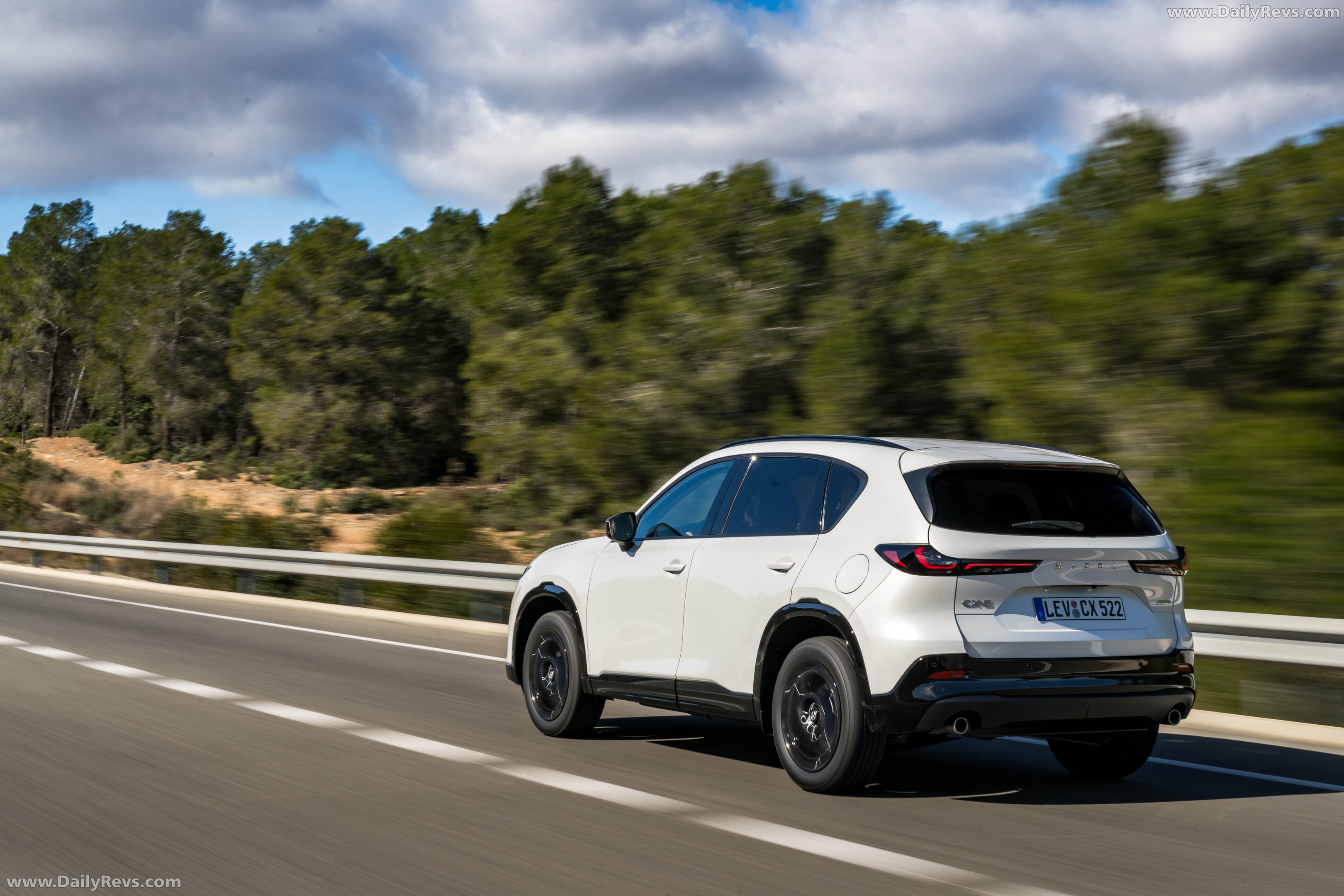 2026 Mazda CX-5 Homura Rhodium White Rear View