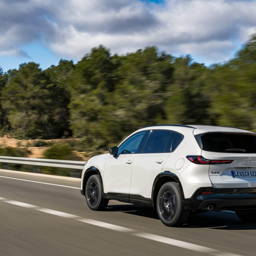 2026 Mazda CX-5 Homura Rhodium White Rear View