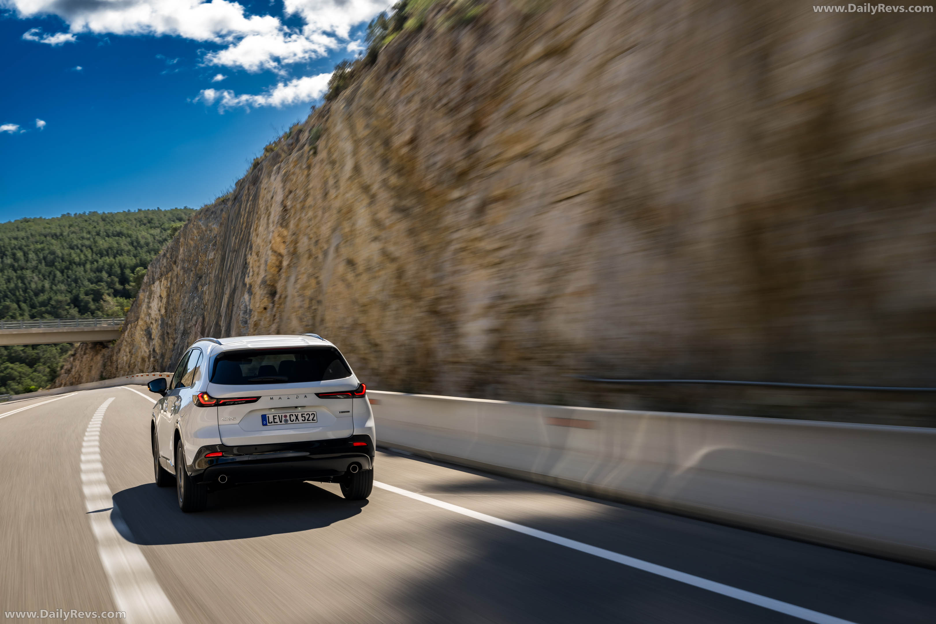 2026 Mazda CX-5 Homura Rhodium White Rear View