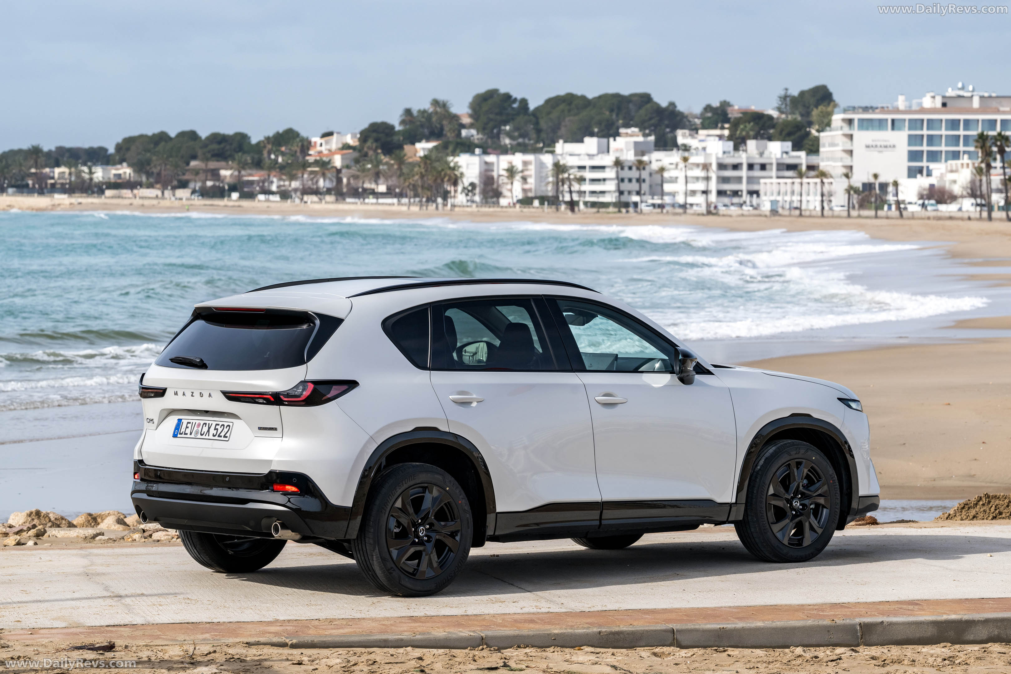 2026 Mazda CX-5 Homura Rhodium White Rear View