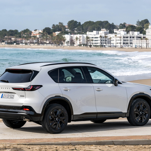 2026 Mazda CX-5 Homura Rhodium White Rear View