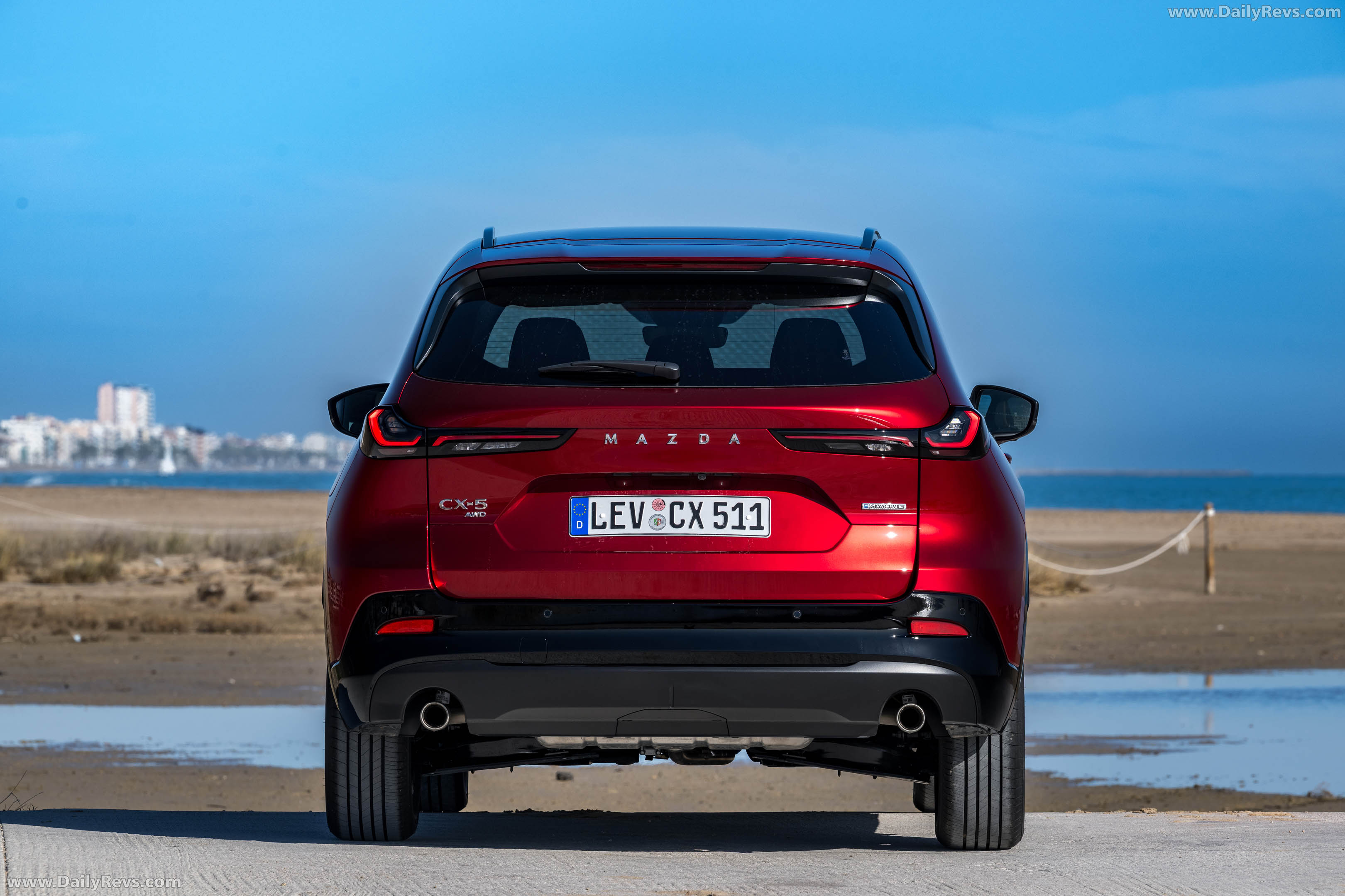 2026 Mazda CX-5 Homura Soul Red Crystal Rear View