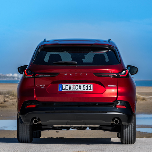 2026 Mazda CX-5 Homura Soul Red Crystal Rear View