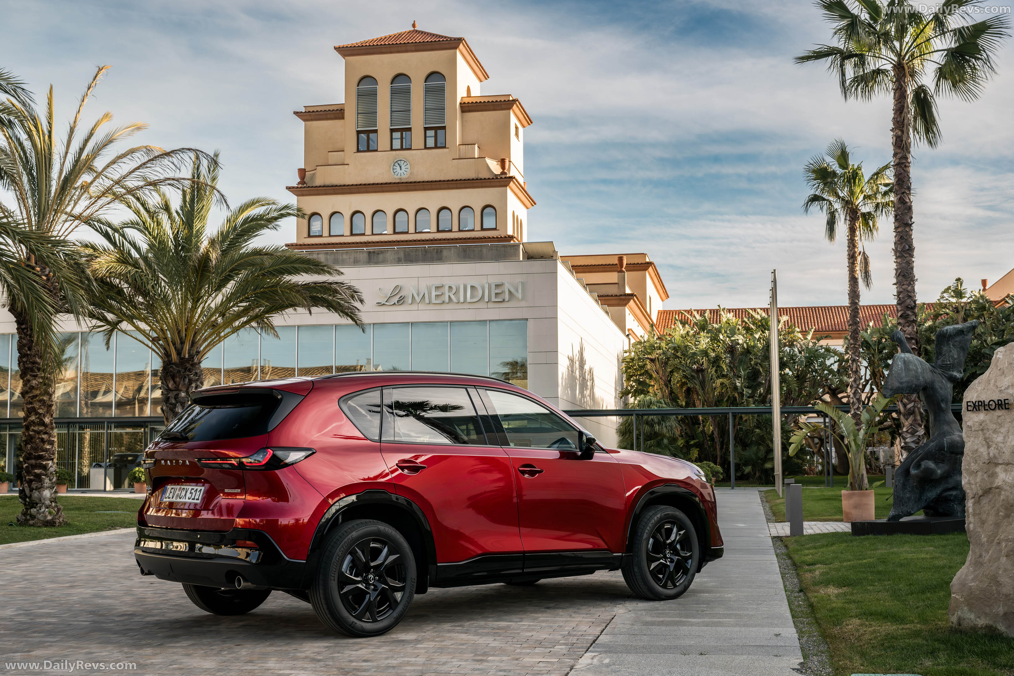 2026 Mazda CX-5 Homura Soul Red Crystal Rear View