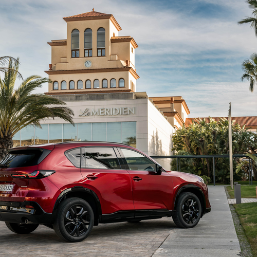 2026 Mazda CX-5 Homura Soul Red Crystal Rear View
