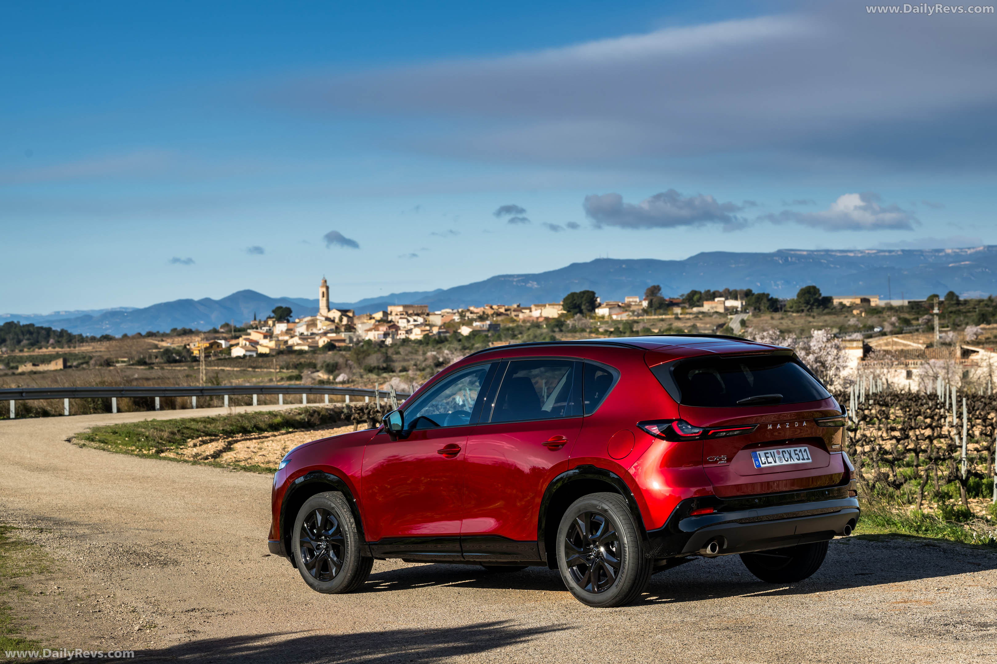 2026 Mazda CX-5 Homura Soul Red Crystal Rear View
