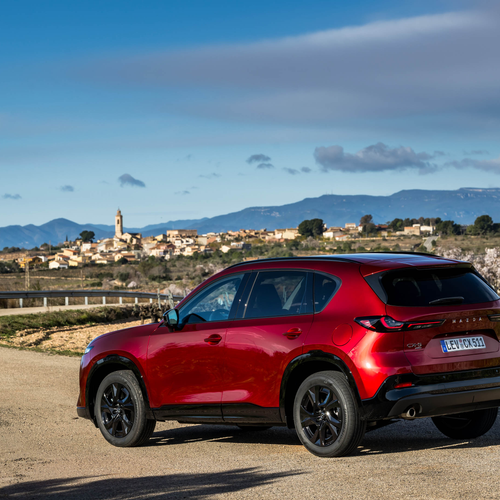 2026 Mazda CX-5 Homura Soul Red Crystal Rear View