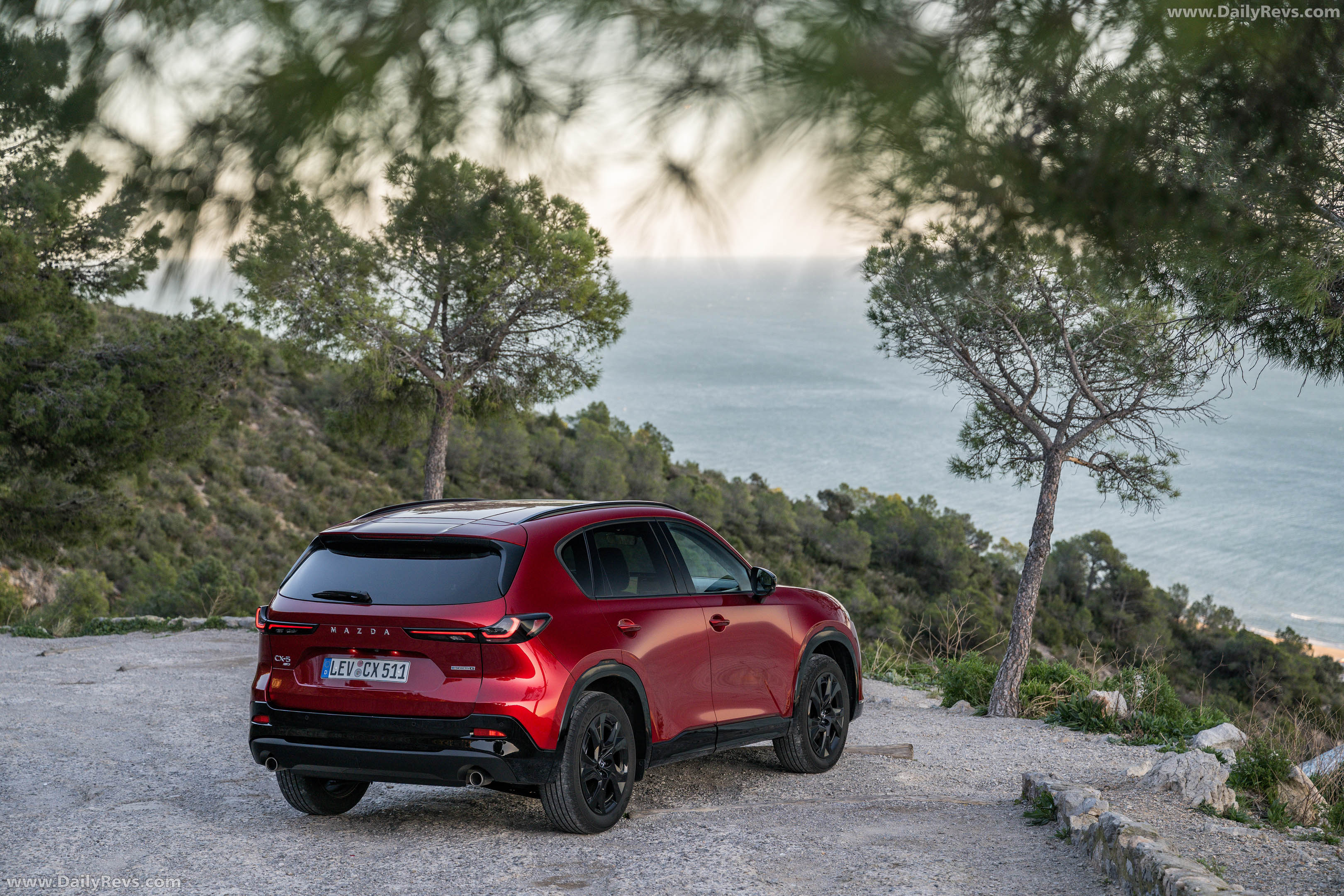 2026 Mazda CX-5 Homura Soul Red Crystal Rear View