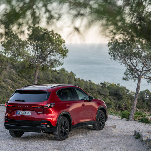 2026 Mazda CX-5 Homura Soul Red Crystal Rear View