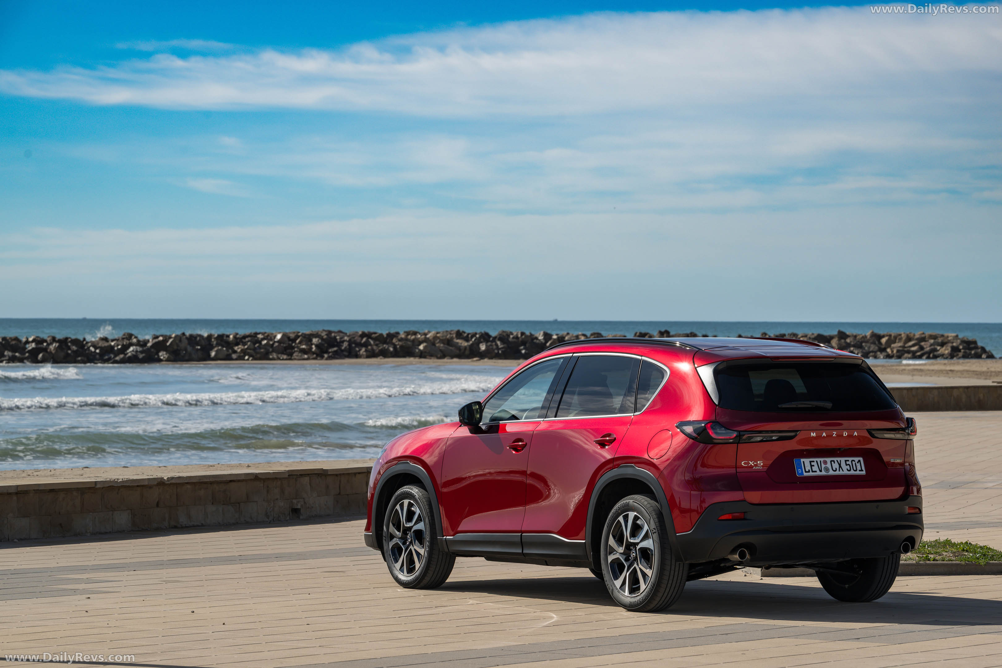 2026 Mazda CX-5 Homura Soul Red Crystal Rear View
