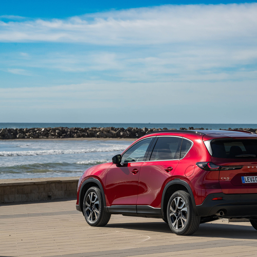 2026 Mazda CX-5 Homura Soul Red Crystal Rear View