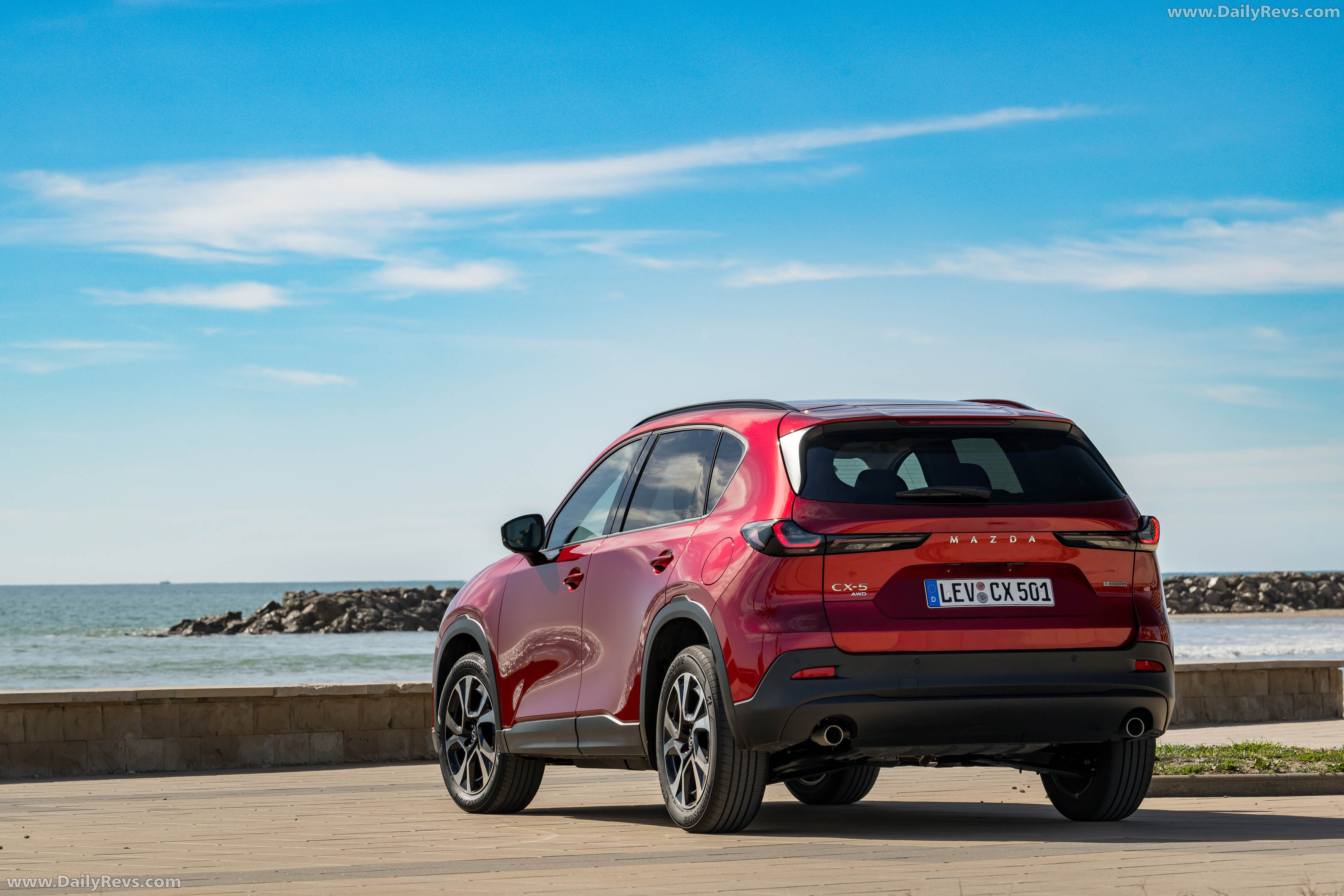 2026 Mazda CX-5 Homura Soul Red Crystal Rear View