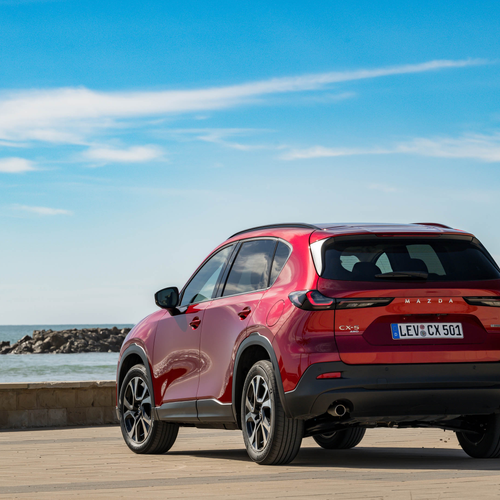 2026 Mazda CX-5 Homura Soul Red Crystal Rear View