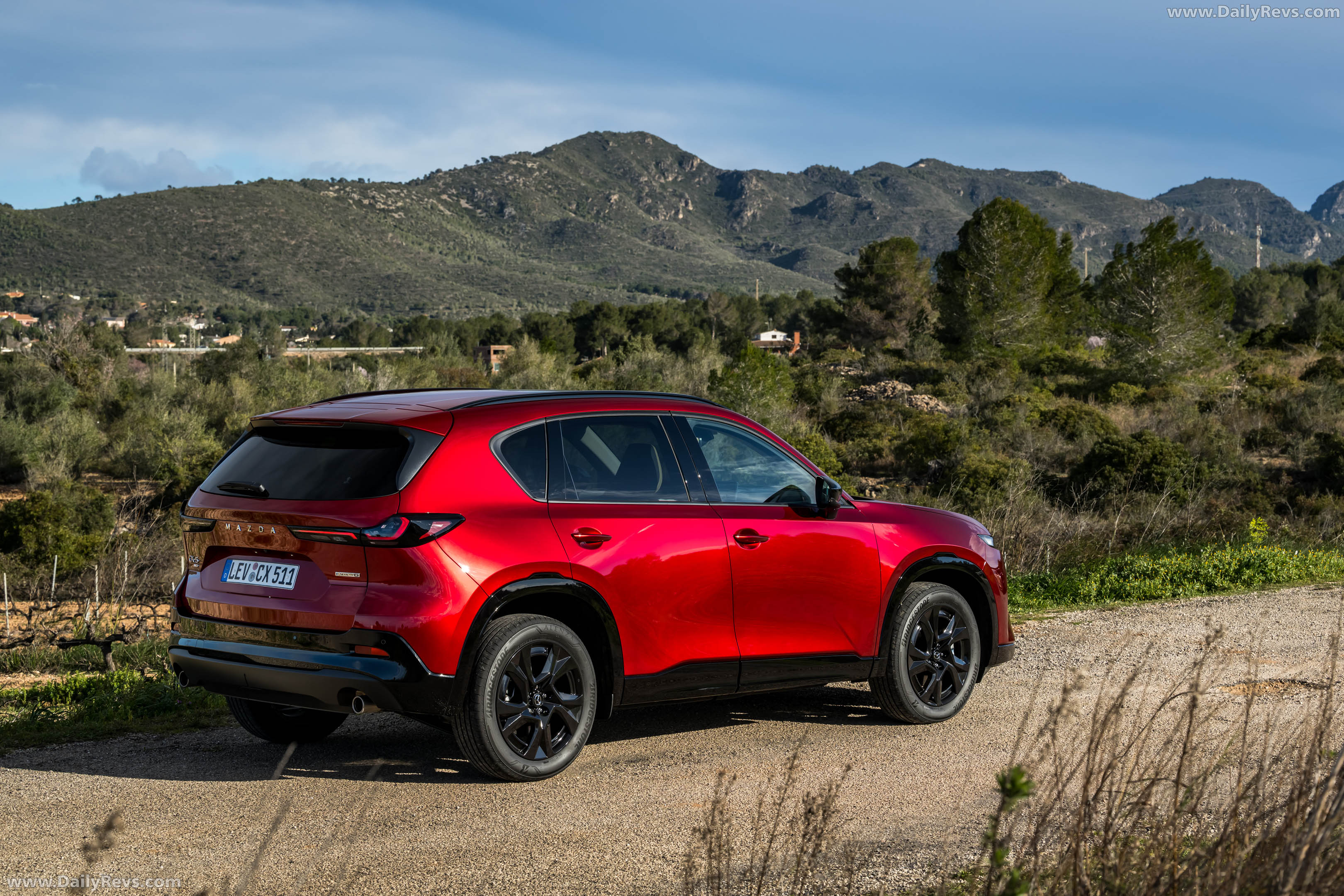 2026 Mazda CX-5 Homura Soul Red Crystal Rear View