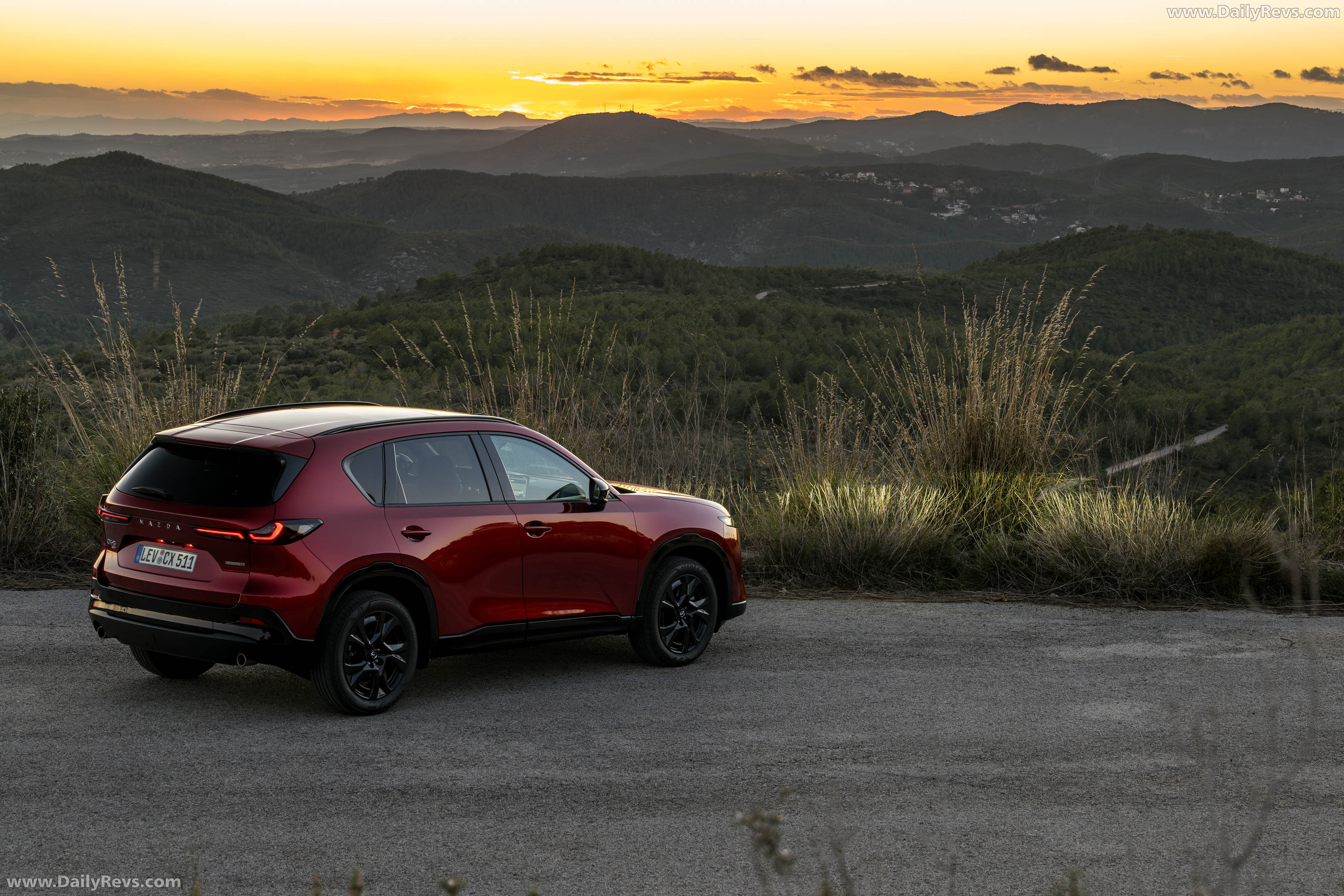 2026 Mazda CX-5 Homura Soul Red Crystal Rear View