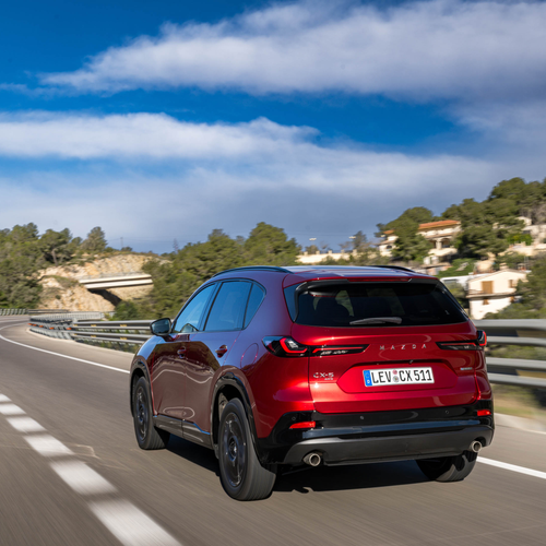 2026 Mazda CX-5 Homura Soul Red Crystal Rear View