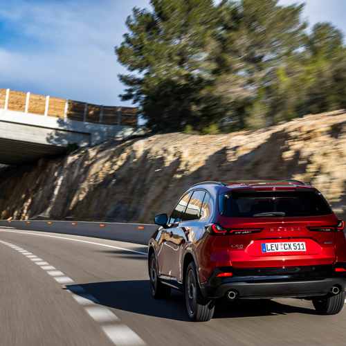 2026 Mazda CX-5 Homura Soul Red Crystal Rear View