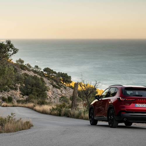 2026 Mazda CX-5 Homura Soul Red Crystal Rear View