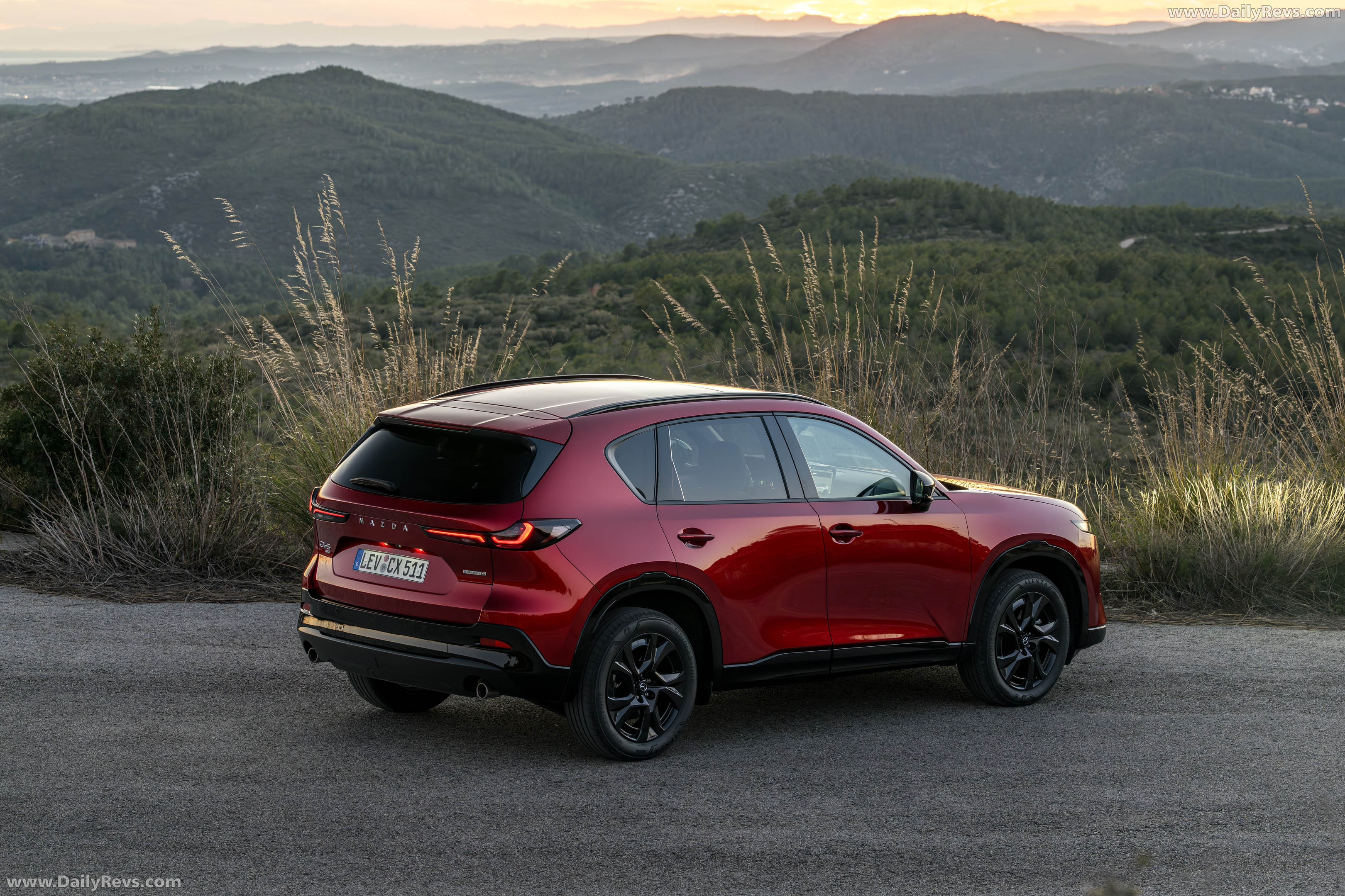 2026 Mazda CX-5 Homura Soul Red Crystal Rear View