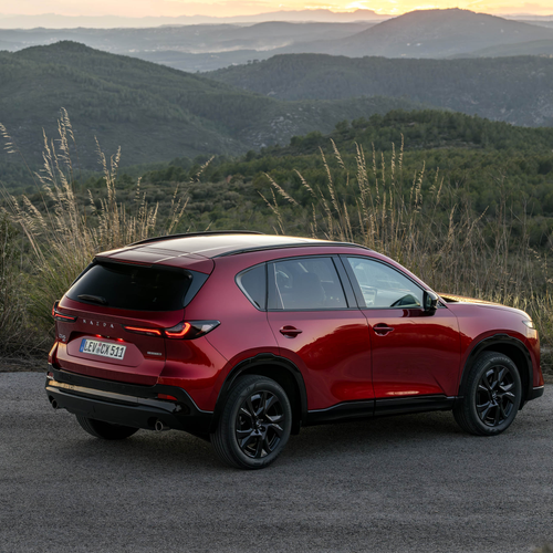 2026 Mazda CX-5 Homura Soul Red Crystal Rear View