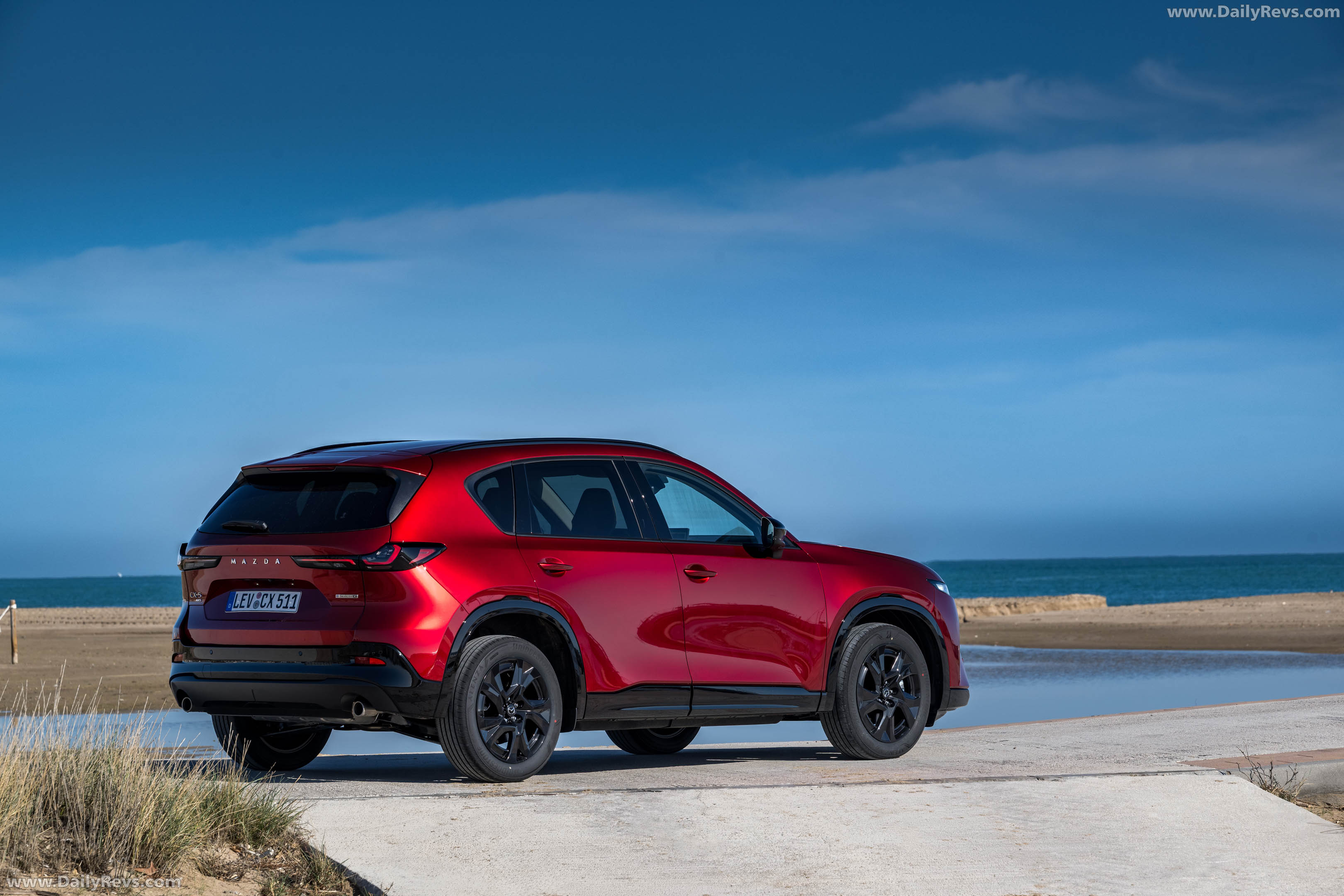 2026 Mazda CX-5 Homura Soul Red Crystal Rear View