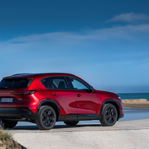 2026 Mazda CX-5 Homura Soul Red Crystal Rear View
