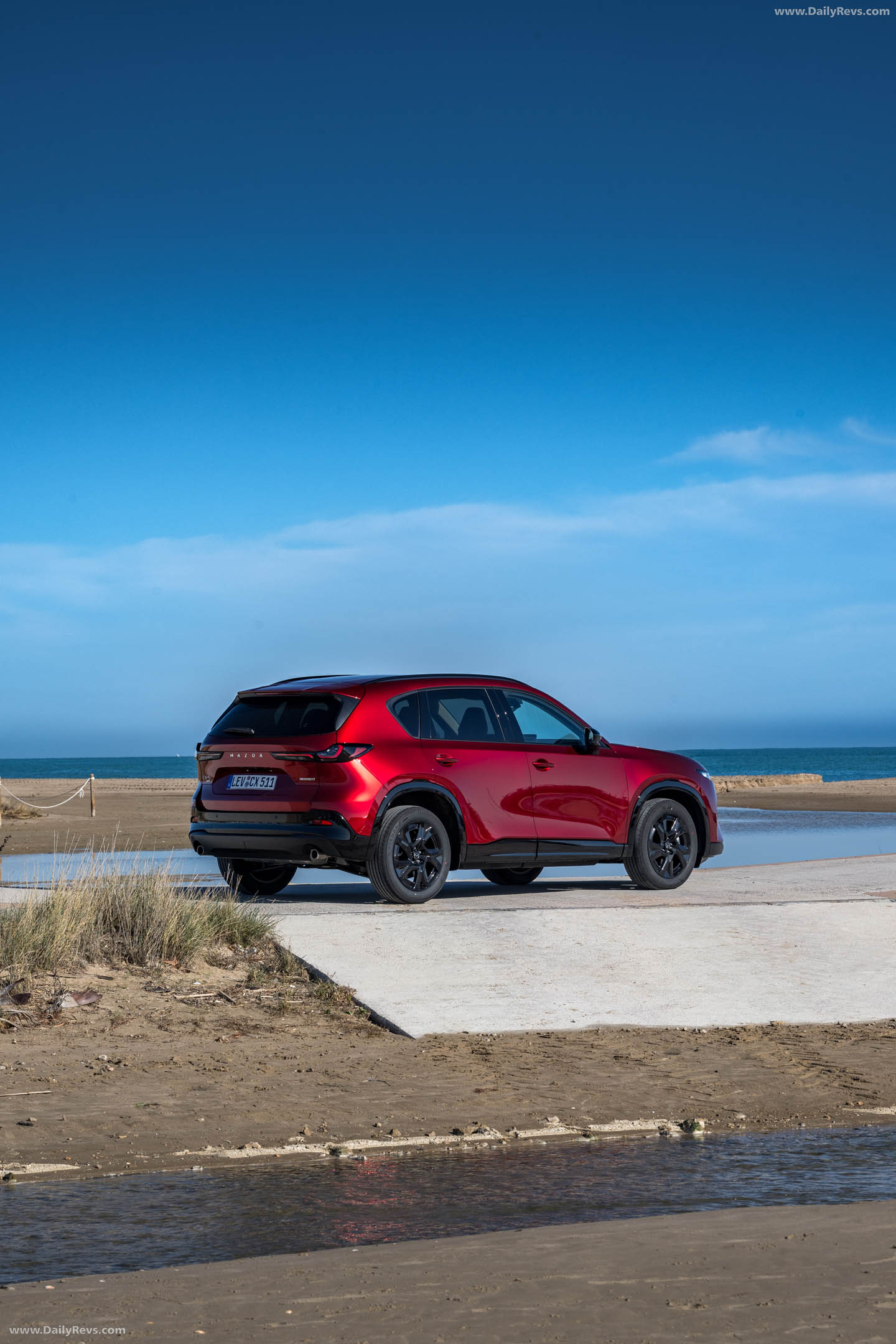 2026 Mazda CX-5 Homura Soul Red Crystal Rear View