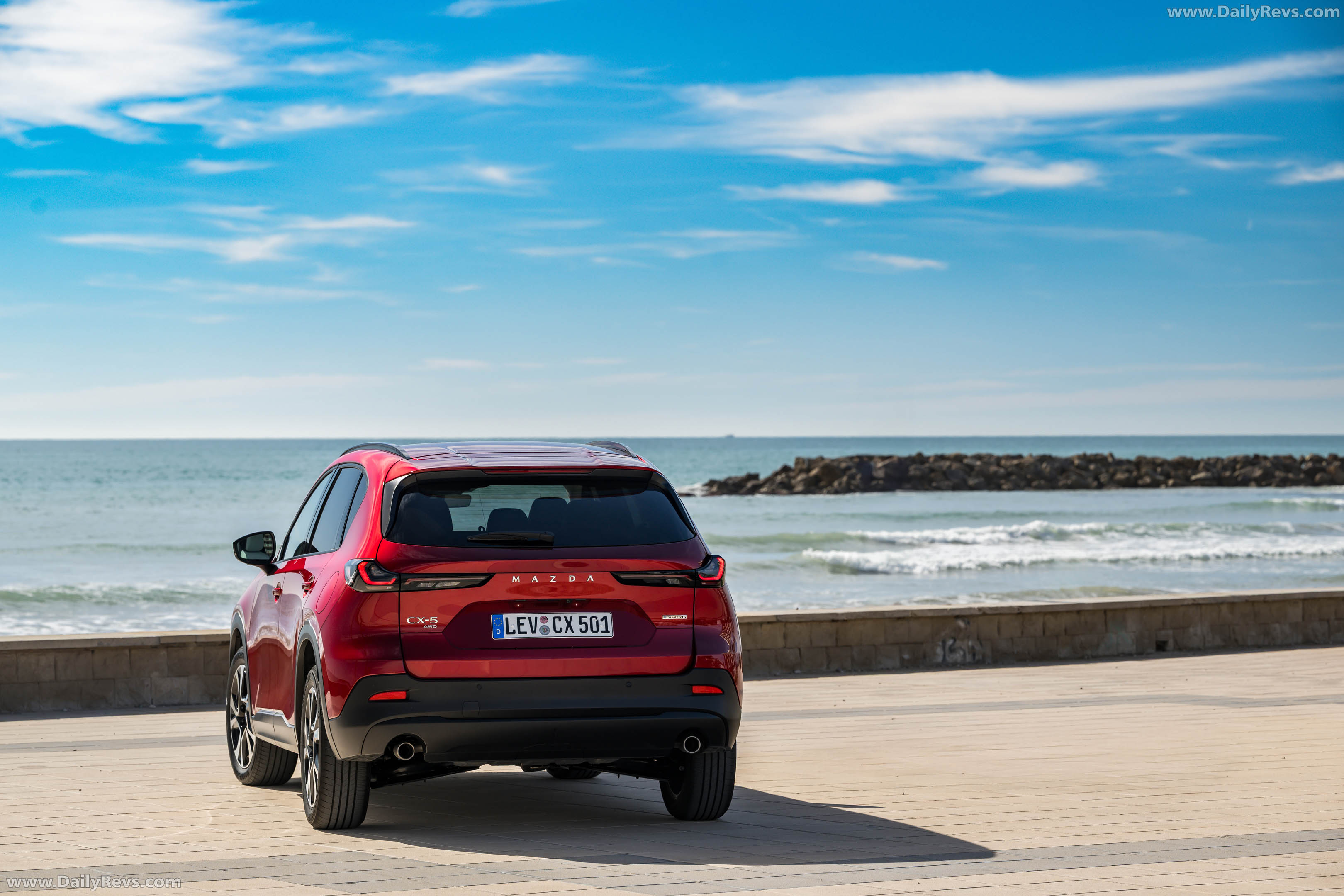 2026 Mazda CX-5 Homura Soul Red Crystal Rear View