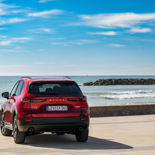 2026 Mazda CX-5 Homura Soul Red Crystal Rear View