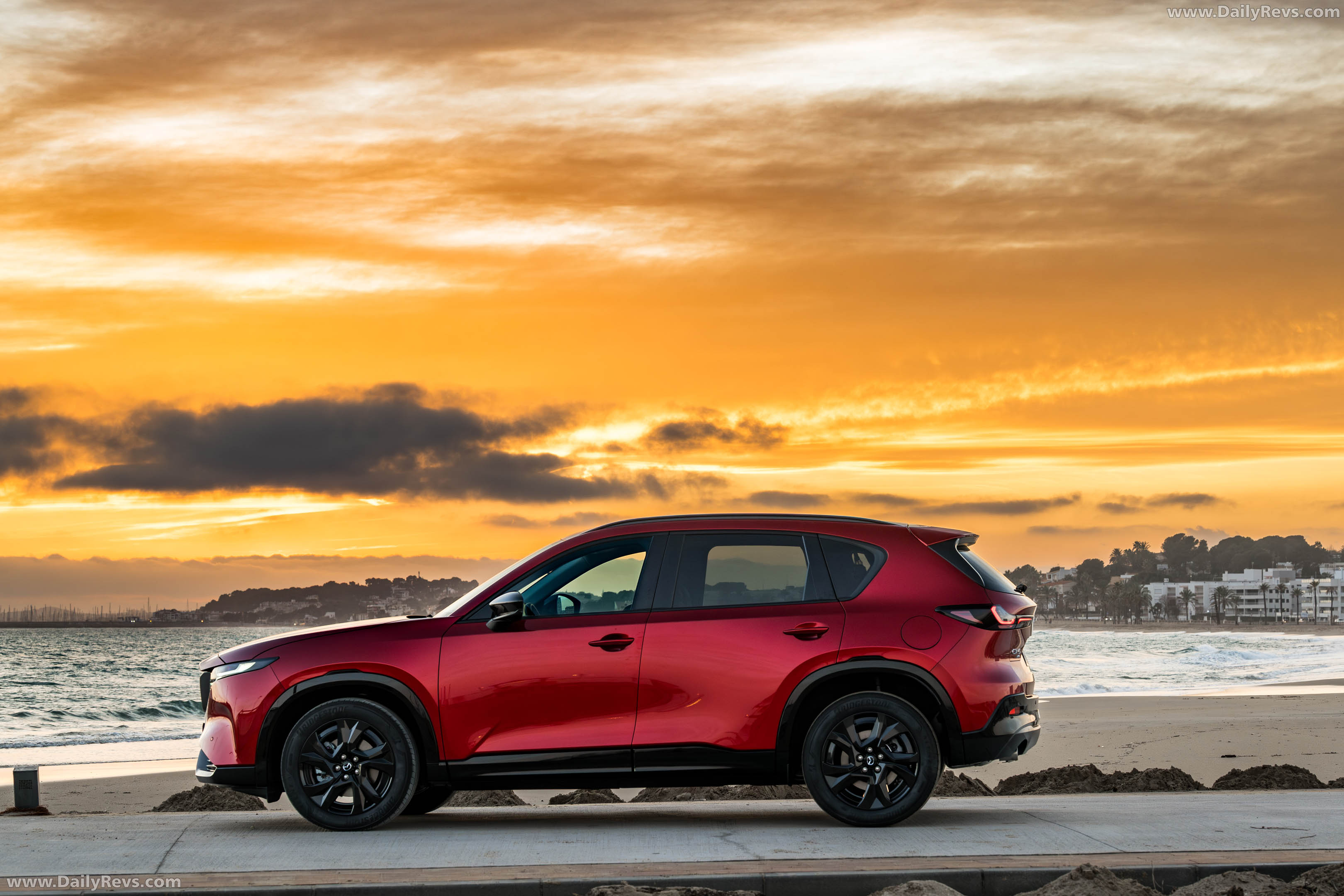 2026 Mazda CX-5 Homura Soul Red Crystal Side View
