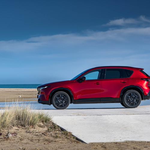 2026 Mazda CX-5 Homura Soul Red Crystal Side View