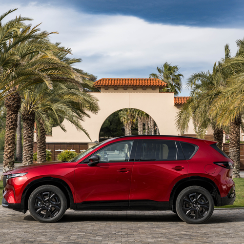 2026 Mazda CX-5 Homura Soul Red Crystal Side View