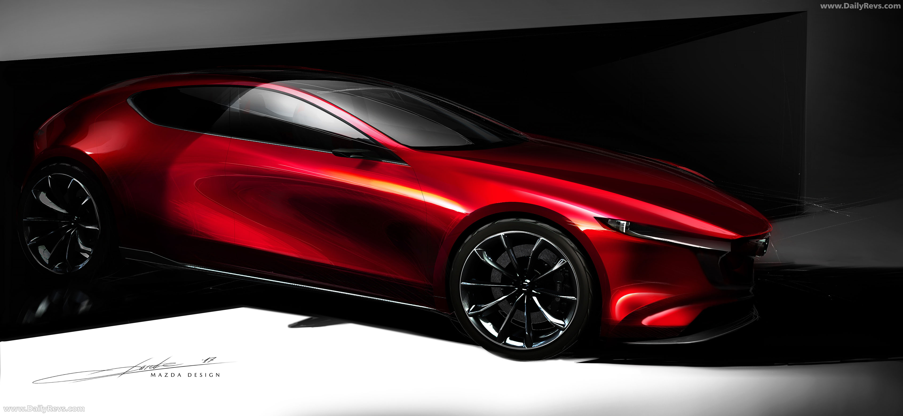 2017 Mazda KAI Concept Sketches