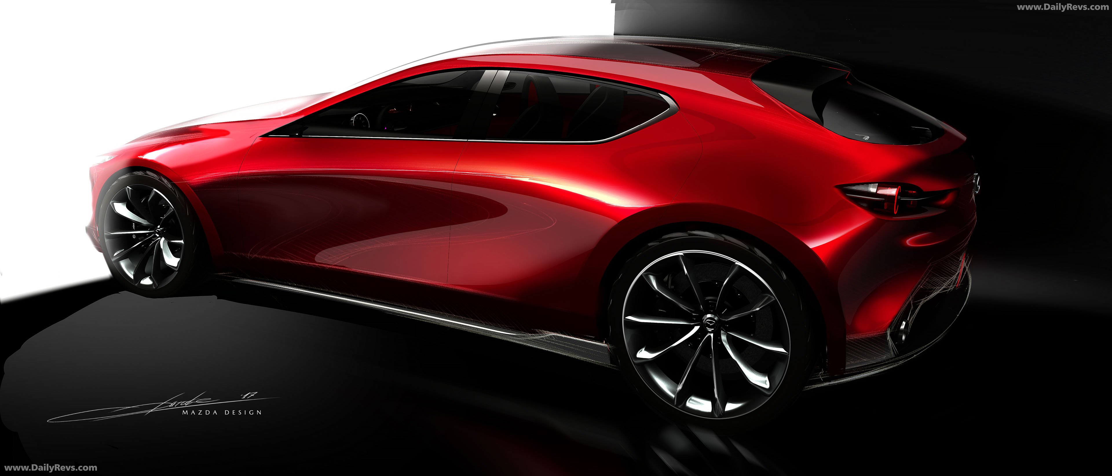 2017 Mazda KAI Concept Sketches