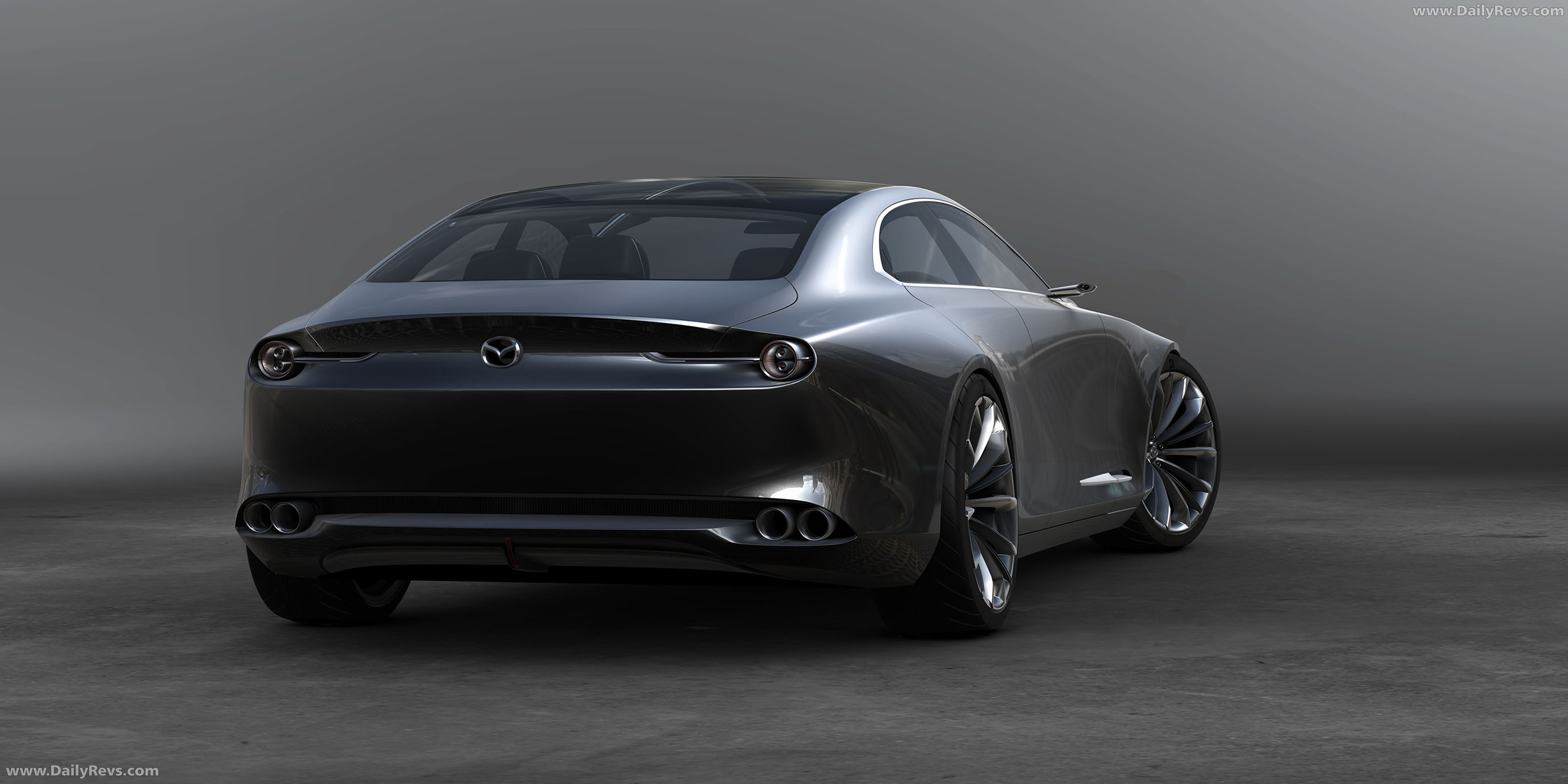 2017 Mazda Vision Coupe Concept Rear View