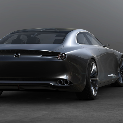 2017 Mazda Vision Coupe Concept Rear View