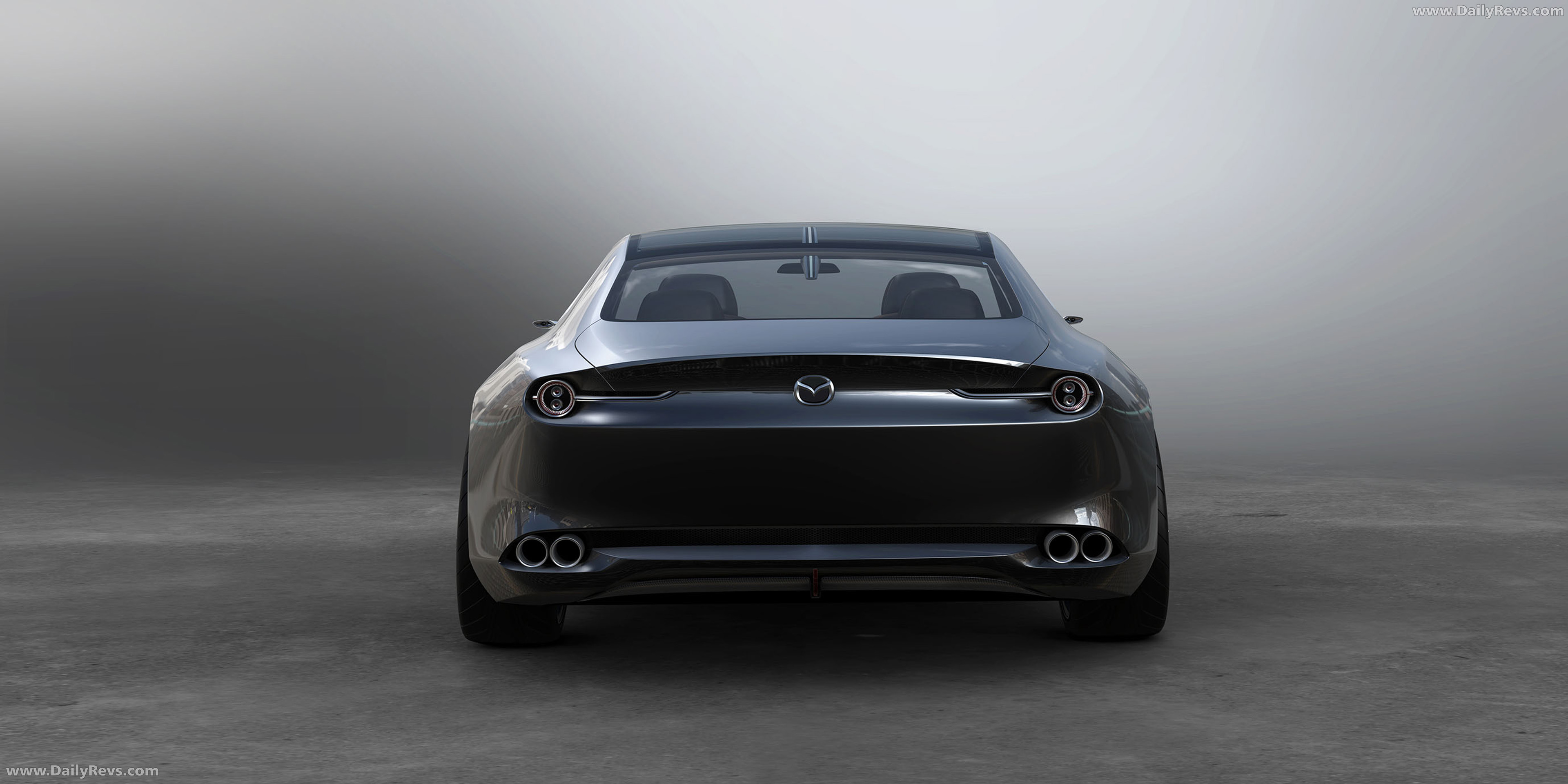 2017 Mazda Vision Coupe Concept Rear View