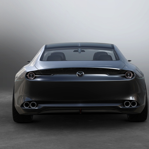2017 Mazda Vision Coupe Concept Rear View