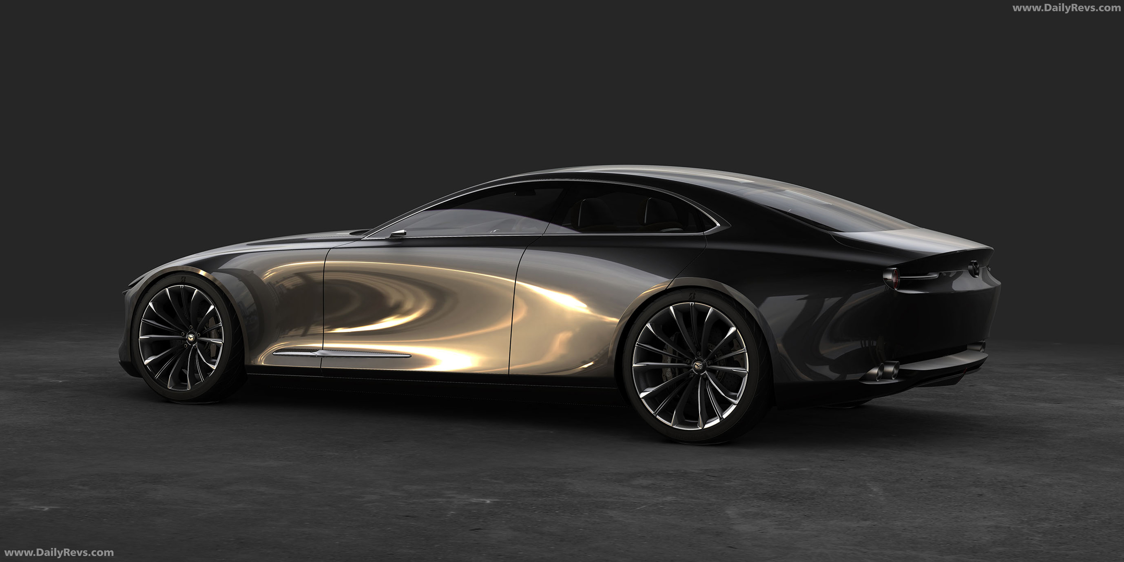 2017 Mazda Vision Coupe Concept Rear View